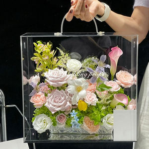 Scatola di Fiori Artificiali Personalizzata di Alta Qualità per <span class=keywords><strong>San</strong></span> <span class=keywords><strong>Valentino</strong></span> 2026, Vendita all'Ingrosso a Basso Prezzo - Product Image 3