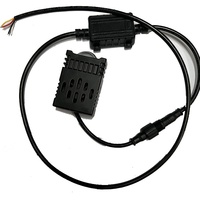 Luz LED para Parrilla Central de Coche, Foco Láser Oculto, Foco Matricial de Doble Color, Lámpara de Carretera 8V