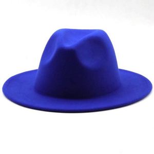 20 Colors in Stocks 58-60 cm Wide Brim Winter Wool Fedora Hats Packing in Boxes - Product Image 5