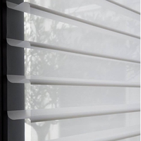 Stores Shangri-La motorisés de luxe à triple filtration de lumière, anti-éblouissement, rétractables et pliables, compatibles Alexa, pour chambre à coucher