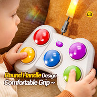 Máquina de Juego 2 en 1 MILI Melody Rush Beat Photon con Tira de Luces LED para Niños, Juguete Educativo Interactivo para Aliviar el Estrés y el Ritmo