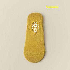 Calzini professionali da donna Pilates a punto colla antiscivolo calzini da Yoga in cotone autunno sport per tutte le stagioni all'ingrosso lavorato a maglia - Product Image 6