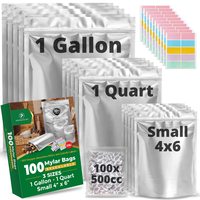Sachets Doypack Autoportants en Aluminium Pur Argenté Refermables avec Fermeture Éclair Thermoscellable pour Emballage Alimentaire