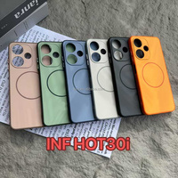 Coques de téléphone effet peau pour Infinix Hot 30i Hot 50 Pro Plus 4G TPU+PC Motifs magnétiques peints Coque arrière pour Tecno Spark 10