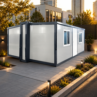 Casa Contenedor Plegable Portátil de 40 pies con Baño, Cocina, Dormitorio, Diseño Transpirable, 5 Años de Garantía