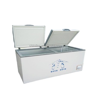 ตู้แช่แข็งขนาดใหญ่แบบสองประตูเปิดด้านบน สำหรับแช่อาหารแช่แข็ง - Product Image 1