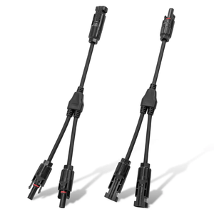 AFERIY Solar Connector <b>Plug</b> 2 Ways Connectors Y3 Solar Connector Y Branch Parallel PV <b>Adapter</b> Cable Wire - Product Image 1