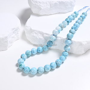 Perles de Larimar Naturelles Premium, Bleu Océan, Motifé, Pierres Précieuses en Vrac, Fournisseur en Gros de République Dominicaine - Product Image 3