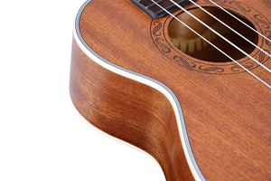 Venta al por mayor de cuatro cuerdas de nylon de alta calidad de tamaño mixto Sapele tenor concierto ukelele Set - Product Image 5