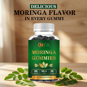 Gummies de Moringa Sans Sucre, Fortifiant Énergétique et Renforçant la Défense Immunitaire, Complément Santé, Vente Chaude OEM - Product Image 2