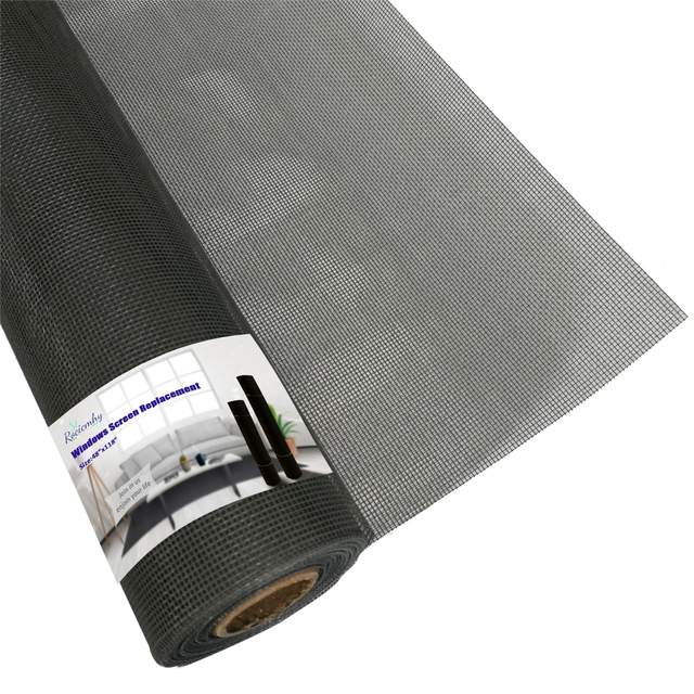 Pet Resistant Fiberglass Window Screen for Cat and Dog Protection Home Use Custom Size Fiberglass Window