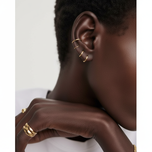 Boucles d'oreilles créoles tendance vintage religieuses en laiton, motif géométrique, zircon, perle, diamant, plaqué rhodium, pour fêtes et cadeaux - Product Image 1