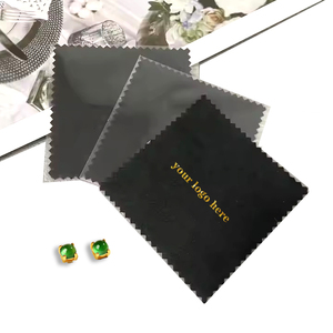 Paño de limpieza de joyería profesional, paño de pulido de plata negra para joyería plata esterlina oro platino reloj monedas y más - Product Image 1