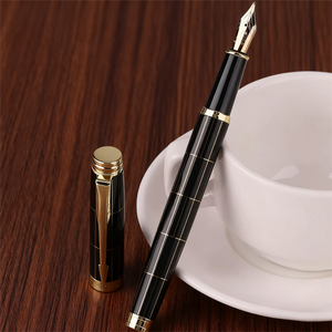 Stylo plume de luxe en métal, haute qualité, cadeaux d'entreprise personnalisés pour hommes, étudiants, écriture, logo personnalisé et finance - Vente chaude - Product Image 3