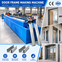 Machine de formage de cadres de portes sans poinçonnage ni découpe, avec boîte de vitesses et acier moulé