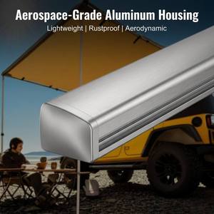 Toldo lateral retráctil para coche con carcasa de aluminio de grado aeroespacial. Toldo opaco UPF 50+. Impermeable. - Product Image 3