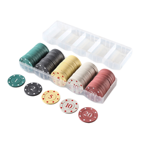 Jeu de Mahjong professionnel en acrylique avec dés et jetons à coins arrondis, indicateur de vent, pour divertissement familial décontracté