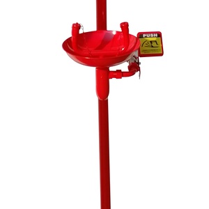 Équipement de <span class=keywords><strong>sécurité</strong></span> de station de douche d'urgence revêtu d'acier inoxydable approuvé par la norme CE ANSI pour la station de lavage des yeux de laboratoires - Product Image 3