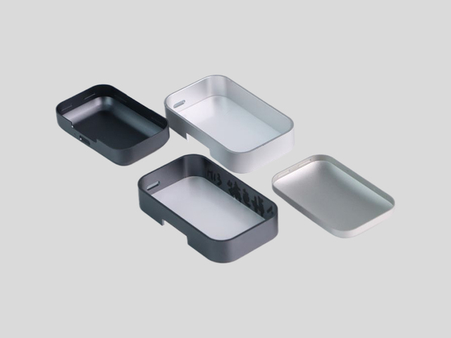 Source Factory Customization CNC Machining Broaching Anodizing Stainless Steel Headphone Charging Box Metal Shell