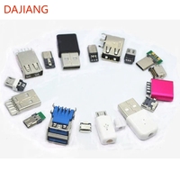 Conector de Carga para Teléfono DAJIANG, Micro Mini USB 3.0 2.0 Tipo A, Tipo B y Tipo C, Macho y Hembra, 5 Pines