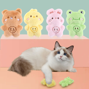 Dễ Thương Động Vật Hình Đồ Chơi Sang Trọng Thú Vị Mèo Tự Niềm Vui Đồ Chơi Tương Tác Mèo Đồ Chơi Cho Vật Nuôi Trong Nhà Chơi Áp Lực Phát - Product Image 2