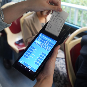 Android Ticketing POS Terminal with Printer Bus <strong>Railway</strong> Ticketing System with Reports and <strong>Management</strong> - Product Image 2