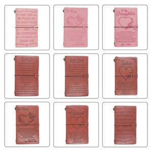 Custom Embossed Logo Souvenir <b>Notebook</b> Gifts Retro <b>Diary</b> Faux Leather Notepad Traveler's <b>Notebook</b> - Product Image 5