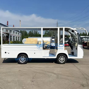 รถเที่ยวชมเมืองไฟฟ้า 4 ล้อ สำหรับผู้ใหญ่ แบบคลาสสิก 72V 8-23 ที่นั่ง โครงสร้างเหล็ก ยางลม ขายส่ง - Product Image 4