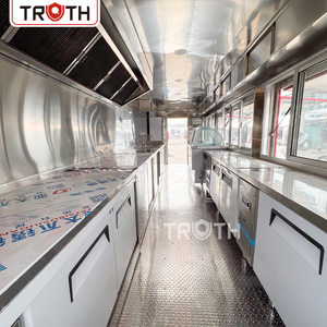 Food Truck Commercial Mobile de Restauration Rapide avec Cuisine Complète en Acier Inoxydable, <span class=keywords><strong>Remorque</strong></span> de Vente de Pizza et Café Personnalisée – Neuf - Product Image 5