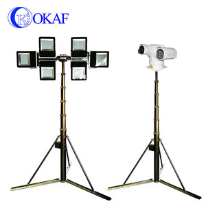 3M 5M 6M 8M 9m 10m 12M Hướng dẫn sử dụng telescoping mast với tay quây lên hệ thống cơ khí và có thể điều chỉnh Tripod - Product Image 6