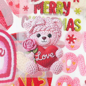 Transferts DTF Prêts à Presser pour Mariage Chrétien, Motifs Floraux, Lettres d'Amour, Cœur, Saint-Valentin, Transferts DTF pour T-Shirt - Product Image 4