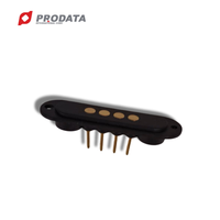 Connecteur Pogo personnalisé 1-6 broches, étanche IP67, connexion filaire magnétique RF pour charge d'alimentation, matériau cuivre 5V/12V 3A