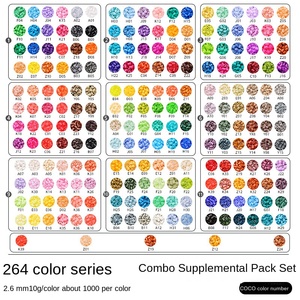 <strong>Fuse</strong> Beads Caps Supplement Package Wholesale 221 Color 26mm Cylindrical fusion Handmade Diy Material Mard Compatible - Product Image 5