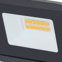 Projecteur de travail LED Wade 10W, étanche IP65, avec prise pour jardin, mur, fond, sous-sol, studio