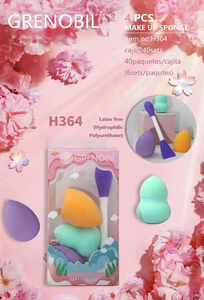 Grenobil Makeup Sponge Set 4 Pcs Washable Beauty Tools For Face Application - Product Image 3