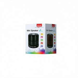 Mini Altavoz WS 887 con Bluetooth, Radio FM, Sonido Estéreo Inalámbrico Portátil para Teléfono y Tableta - Product Image 2