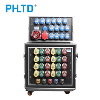 PHLTD Intérieur et extérieur étanche à l'eau et à la poussière multifonctionnel de haute qualité boîte de prise de scène noire flight case distro flight case cabinet
