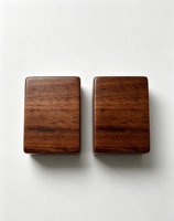 Tuiles de Mahjong américaines personnalisées en bois et acrylique, design à double couche, jeu de Mahjong personnalisé OEM ODM, jeu de table