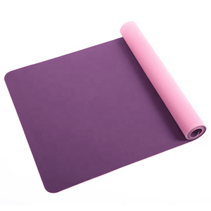 Fabricant de tapis de yoga Impression personnalisée Marque privée Antidérapant Écologique Bicolore TPE Tapis de yoga Ensemble pour femmes et enfants - Product Image 6