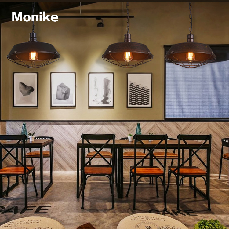 New Design Indoor Living Room Dinning Room Decoration E27 Iron Modern Pendant Light