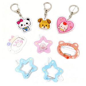 Moschettone Portachiavi in Plastica Personalizzato con Stampa UV, Clip in Acrilico con Cartoni Animati, Direttamente dalla Fabbrica in Cina - Product Image 3