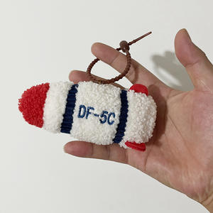 Pendentif en peluche de missile chinois Dongfeng 5C, oreiller de missile, <span class=keywords><strong>sac</strong></span>, cadeau de vacances de décoration de porte-clés - Product Image 3