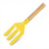 Outils de jardin sécurisés : Mini pelle et râteau en métal avec poignées pour la plantation, le repiquage, le desserrage du sol, les jeux en extérieur et le creusement de sable
