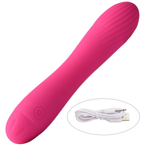 10-Frequency USB Rechargeable IPX7 Waterproof 85dB Charging <b>Vibration</b> Rod Electric Stimulation Threaded AV Rod Female - Product Image 2