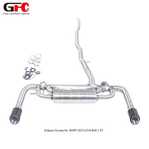 Escape Catback Electrónico con Válvulas GFC de Ajuste Directo, Acabado Pulido y Cepillado, para BMW M235i <span class=keywords><strong>Gran</strong></span> Coupé 2.0T con Doble Salida - Product Image 5