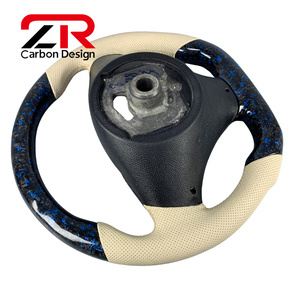 Volante de Fibra de Carbono Forjado Azul Personalizado para <span class=keywords><strong>BMW</strong></span> M3 E90 E91 E92 E82 E87 E88 <span class=keywords><strong>320d</strong></span> 330i 335i 135i 128i Coupé 2006-2013 - Product Image 4