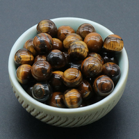 Vente en gros 8 \ 10 \ 12 \ 16 \ 18 \ 20mm pierre de cristal d'onyx noir naturel sans trou perle ronde en vrac pour bijoux à bricoler soi-même