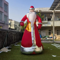 L'événement extérieur a mené la décoration gonflable éclairée de Christmasc annonçant le père noël gonflable à vendre