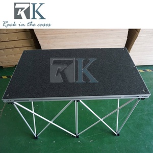 Plateforme de scène événementielle avec podium, scène portable en aluminium, système de scène modulaire pour concert - Product Image 4
