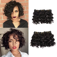 Tissage en lot brésilien naturel avec Closure — recool, mèches très ondulées de couleur ombrée, cheveux humains non traités, nouvelle tendance, 2022